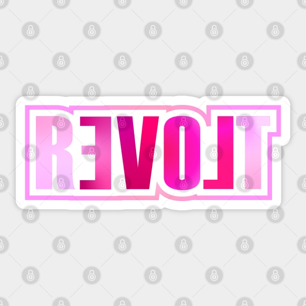 LOVE REVOLT Sticker by Jokertoons